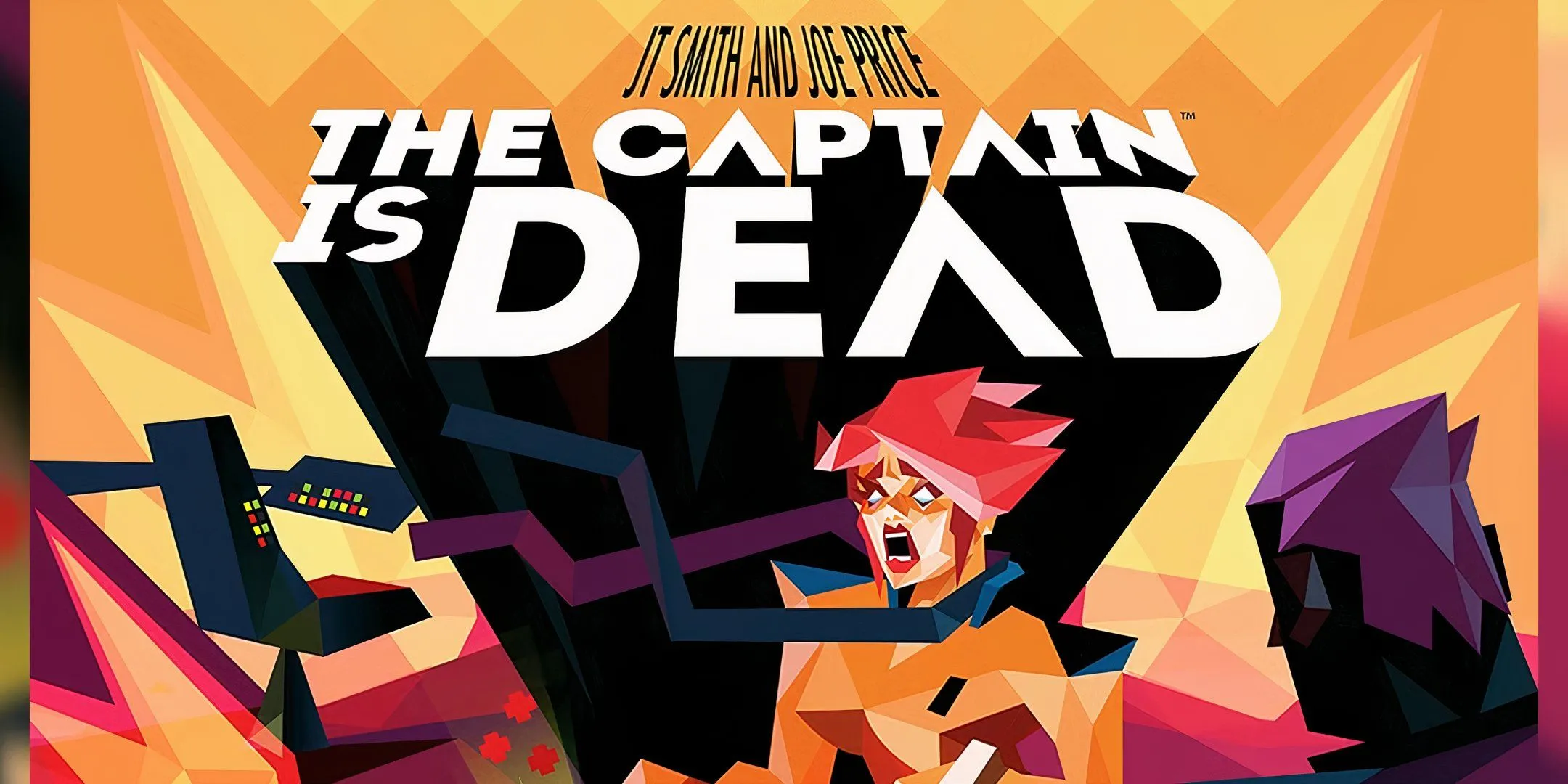 Bìa hộp game The Captain Is Dead với hình ảnh phi hành đoàn đang cố gắng cứu tàu, thể hiện không khí khẩn cấp và hợp tác.