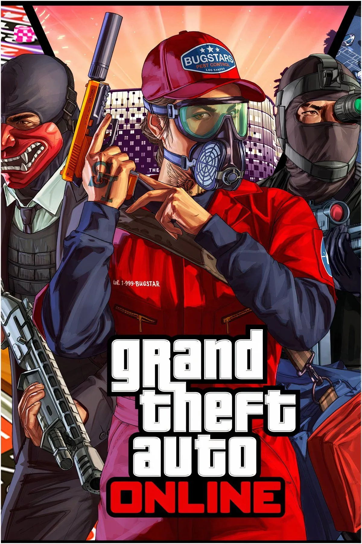 Biểu tượng các nhân vật trong Grand Theft Auto Online, minh họa cho các tính năng tương tác xã hội có thể bị ảnh hưởng bởi chính sách xác minh tuổi