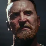 Chiến binh Battlefield 6 với khuôn mặt cháy sém cầm dao sẵn sàng xung trận
