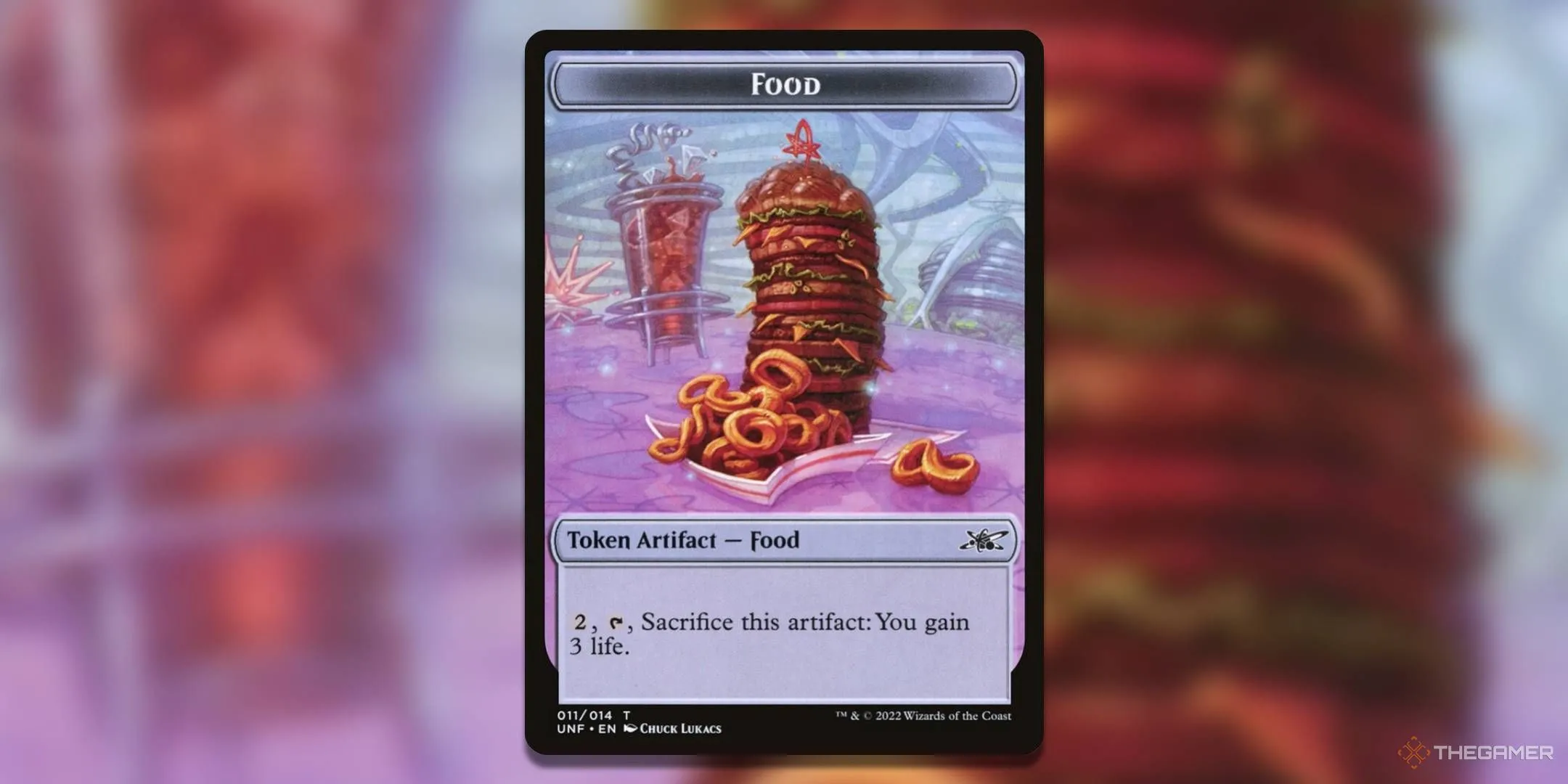 Food token Magic The Gathering, vật phẩm hỗ trợ trong deck Spider-Ham Commander