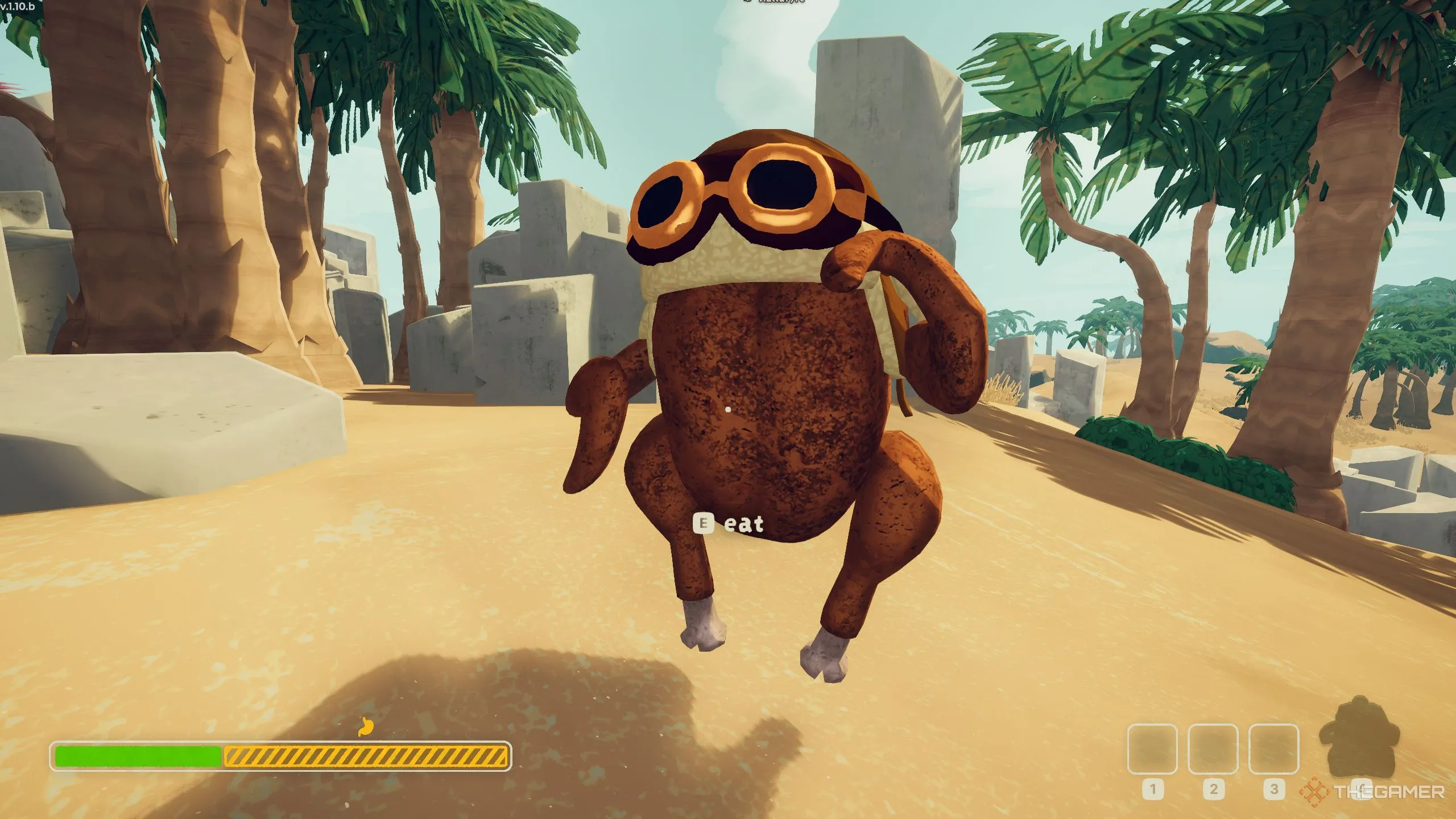 Game thủ bị ảo giác khi đói nhìn đồng đội thành gà quay trong Peak