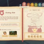 Giao diện nhật ký người chơi Tales of the Shire hiển thị chi tiết phần thưởng và kinh nghiệm của Câu lạc bộ Nấu ăn.