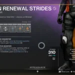 Giáp chân Destiny 2 cấp độ T5 trong hệ thống Armor 3.0, hiển thị chỉ số tối ưu và giao diện mới.