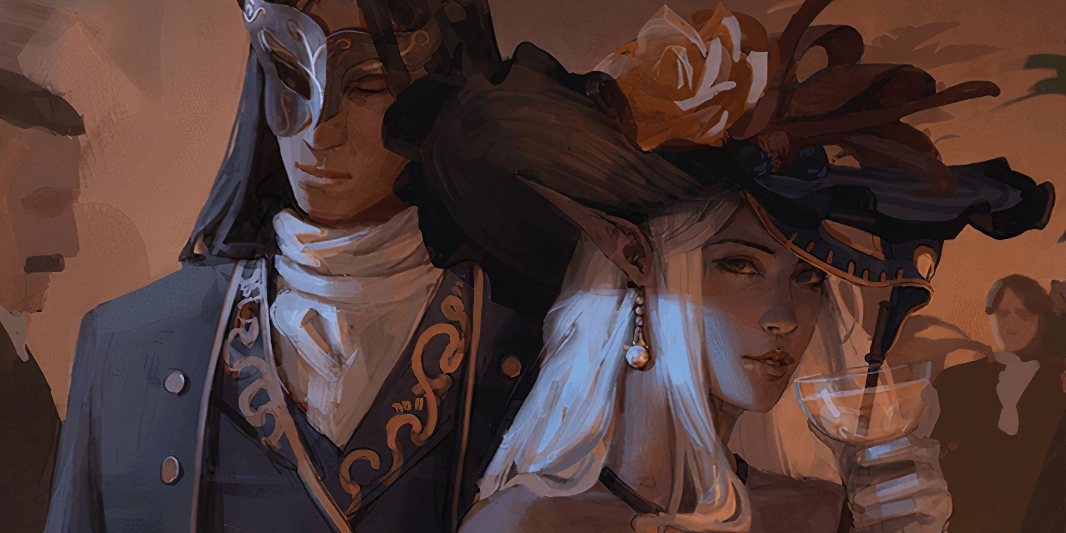 Hai nhân vật NPC bí ẩn trong Dungeons & Dragons, thể hiện sự đa dạng cốt truyện nhân vật.