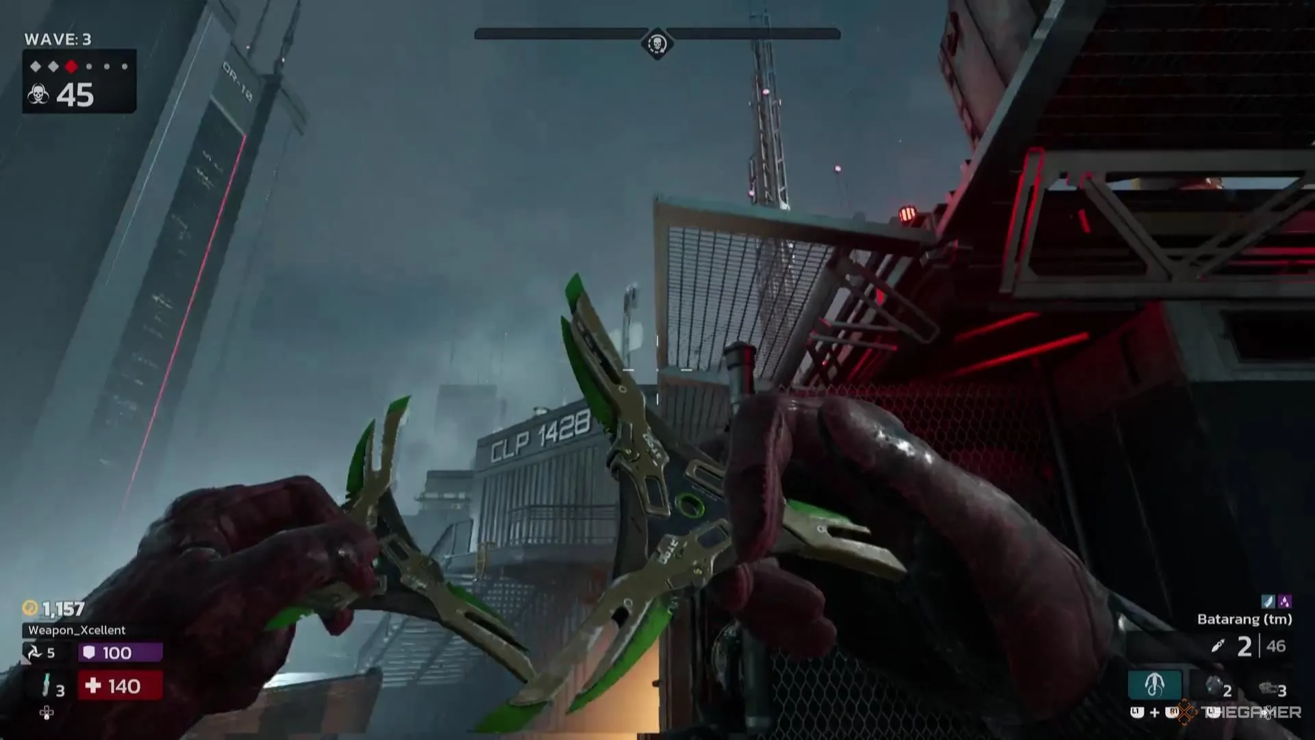 Hai phi tiêu Shuriken lưỡi xanh trong Killing Floor 3