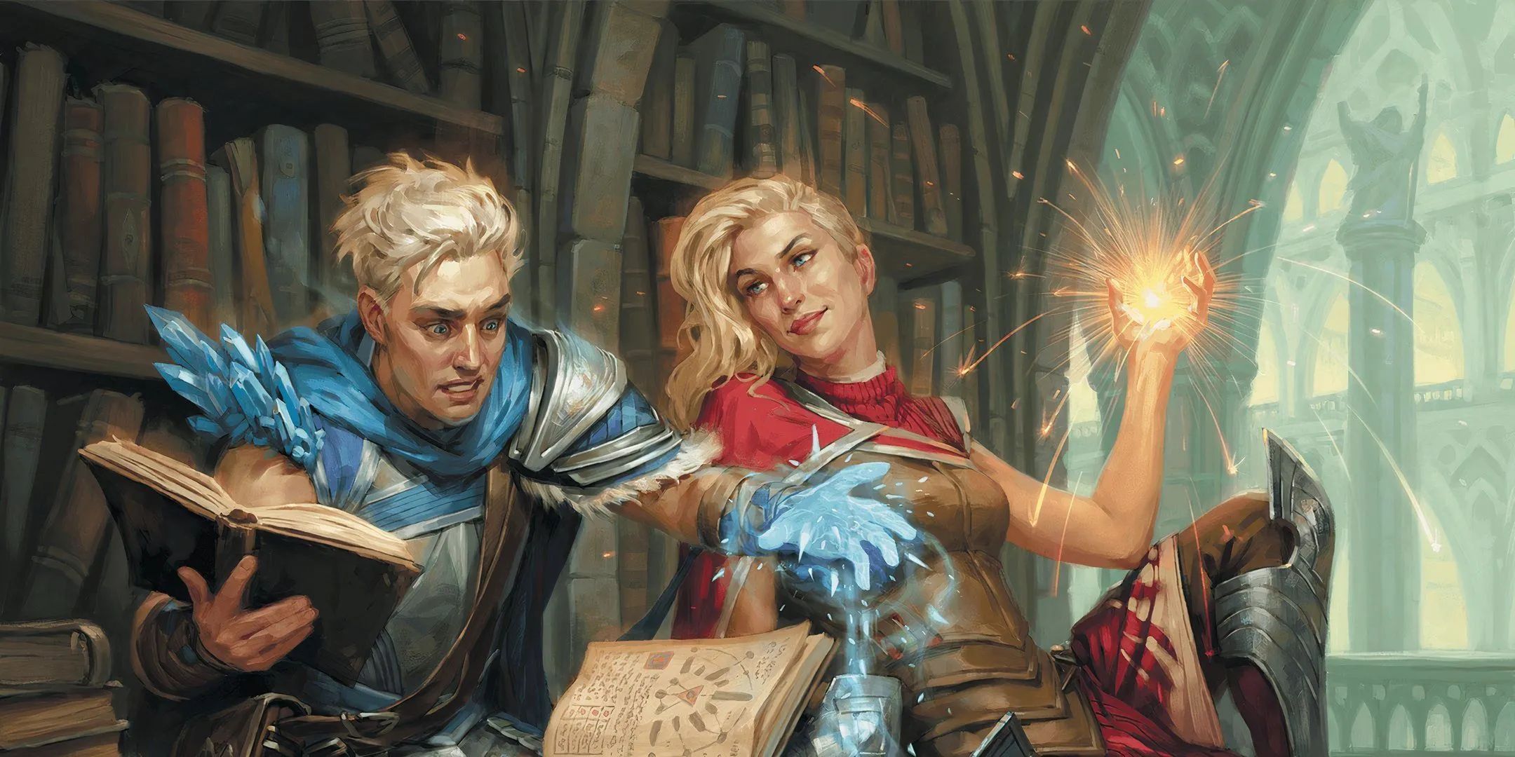Hai sinh viên Strixhaven cùng học trong Dungeons &amp; Dragons, nhấn mạnh tầm quan trọng của hợp tác khi tạo nhân vật.
