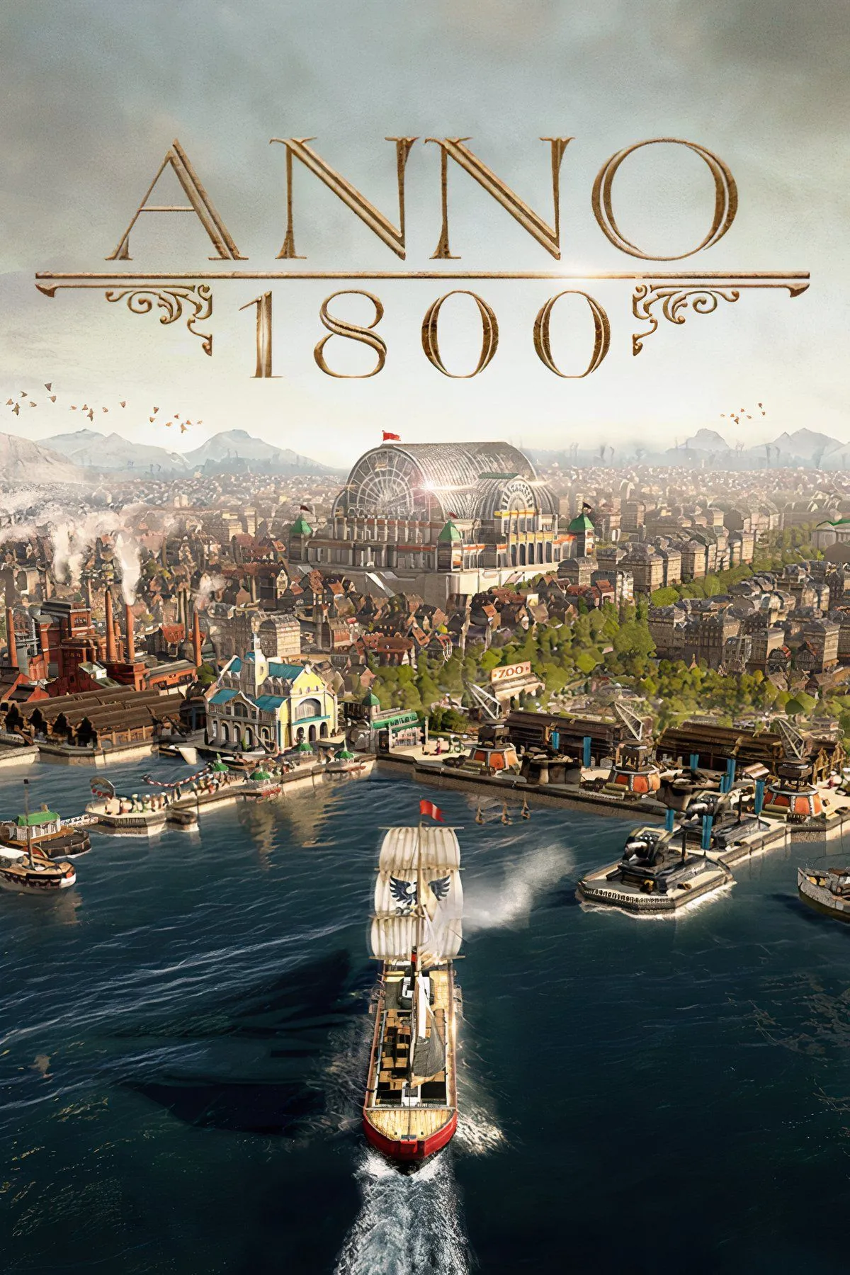 hình ảnh Anno 1800 xây dựng thành phố công nghiệp