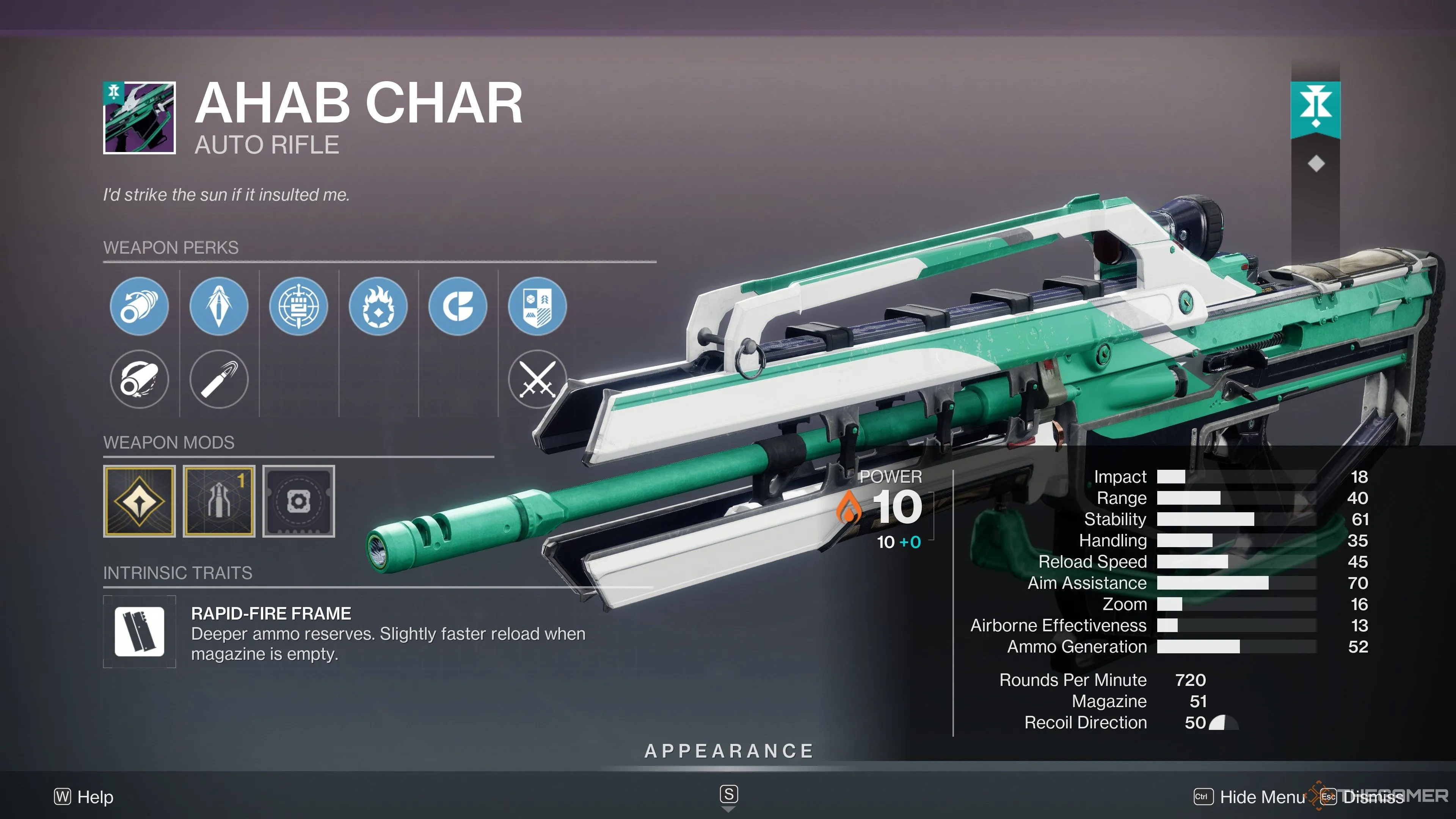 Hình ảnh nhân vật Ahab trong Destiny 2 đại diện cho nguồn tăng Power cơ bản