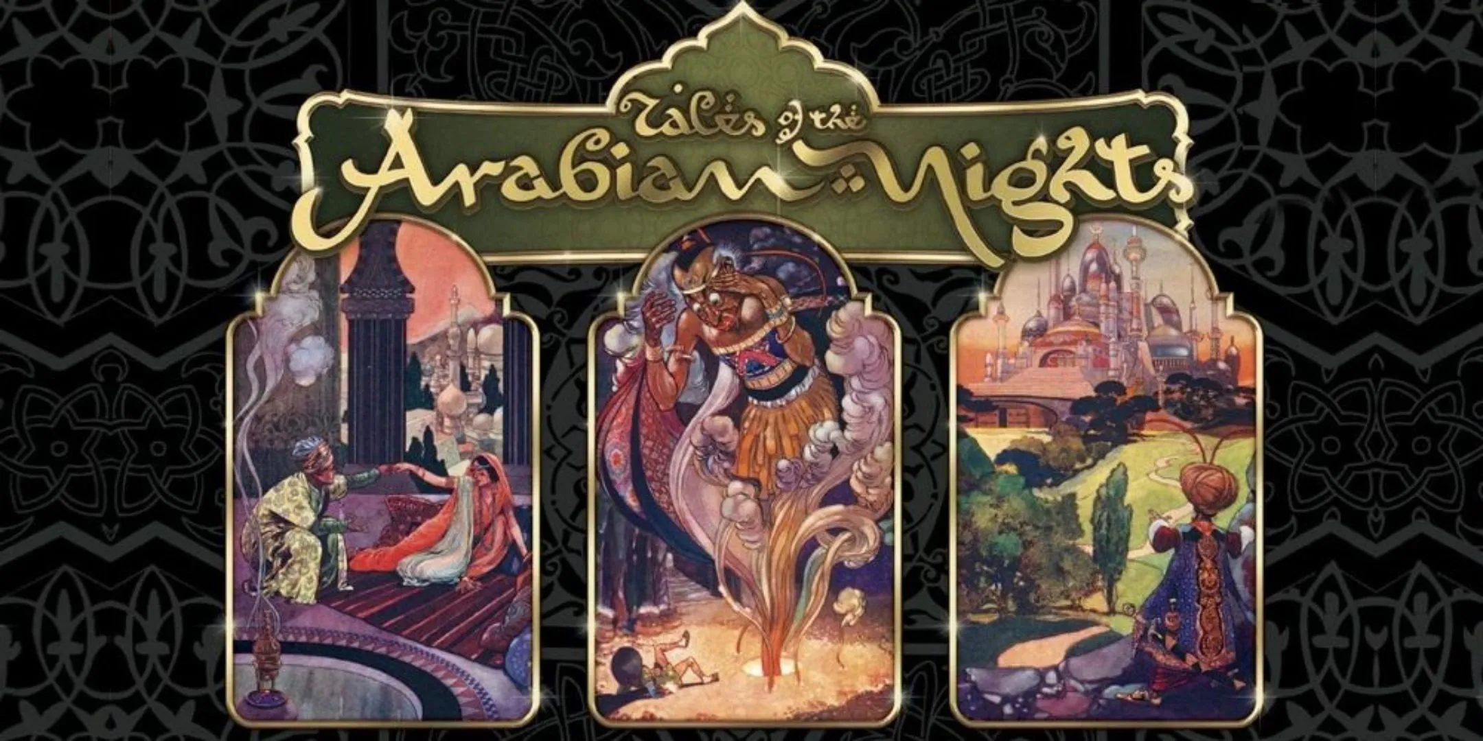 Hộp game Tales of the Arabian Nights với những cảnh quan cổ tích Ả Rập, gợi nhớ Aladdin và những câu chuyện kỳ diệu