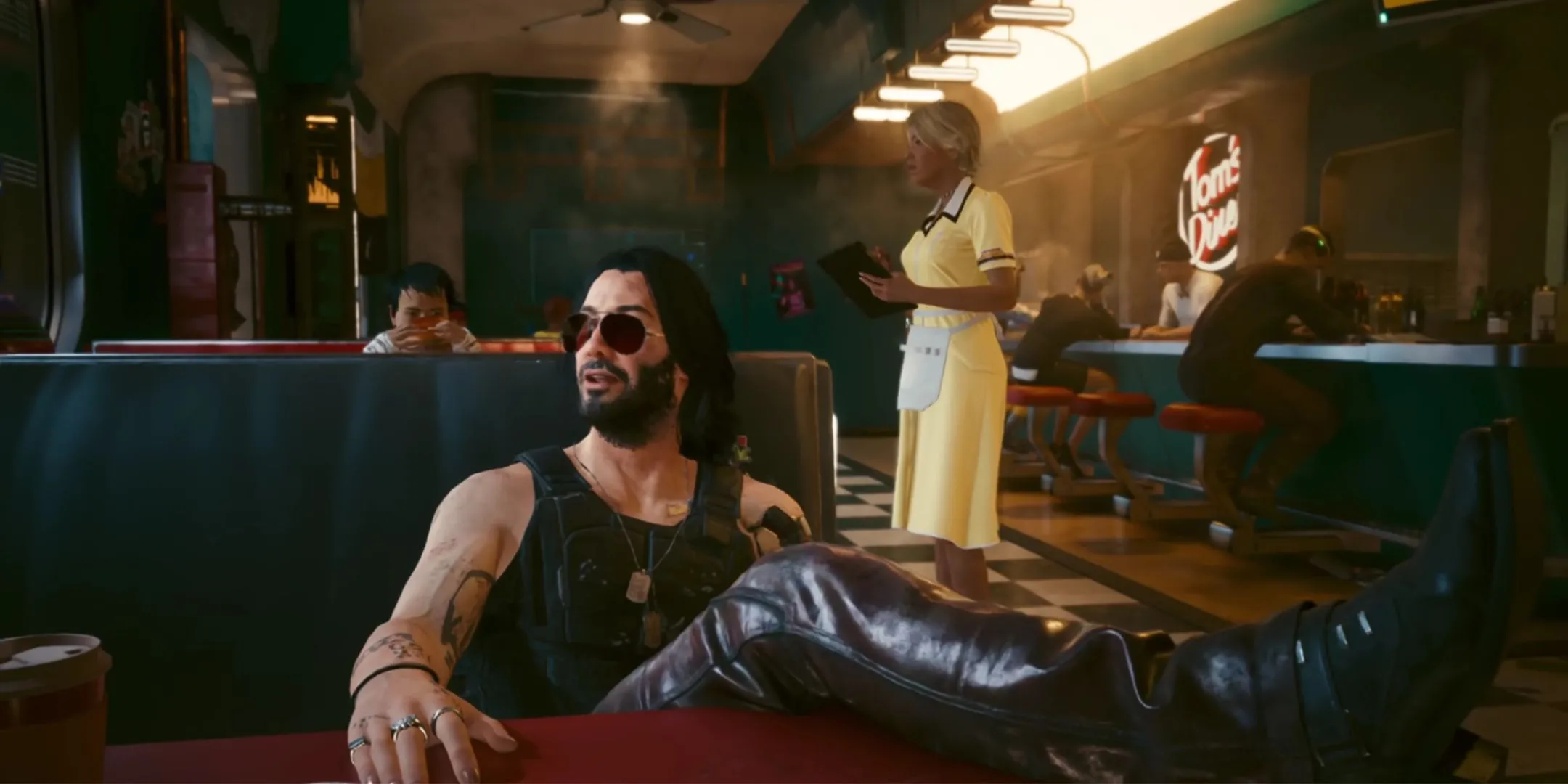 Johnny Silverhand trong Cyberpunk 2077 Ultimate Edition trên Nintendo Switch 2, thể hiện đồ họa mượt mà