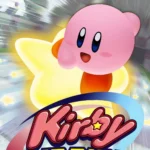 Kirby Air Ride trên GameCube, Kirby cưỡi Star Speeder trong cuộc đua tốc độ.