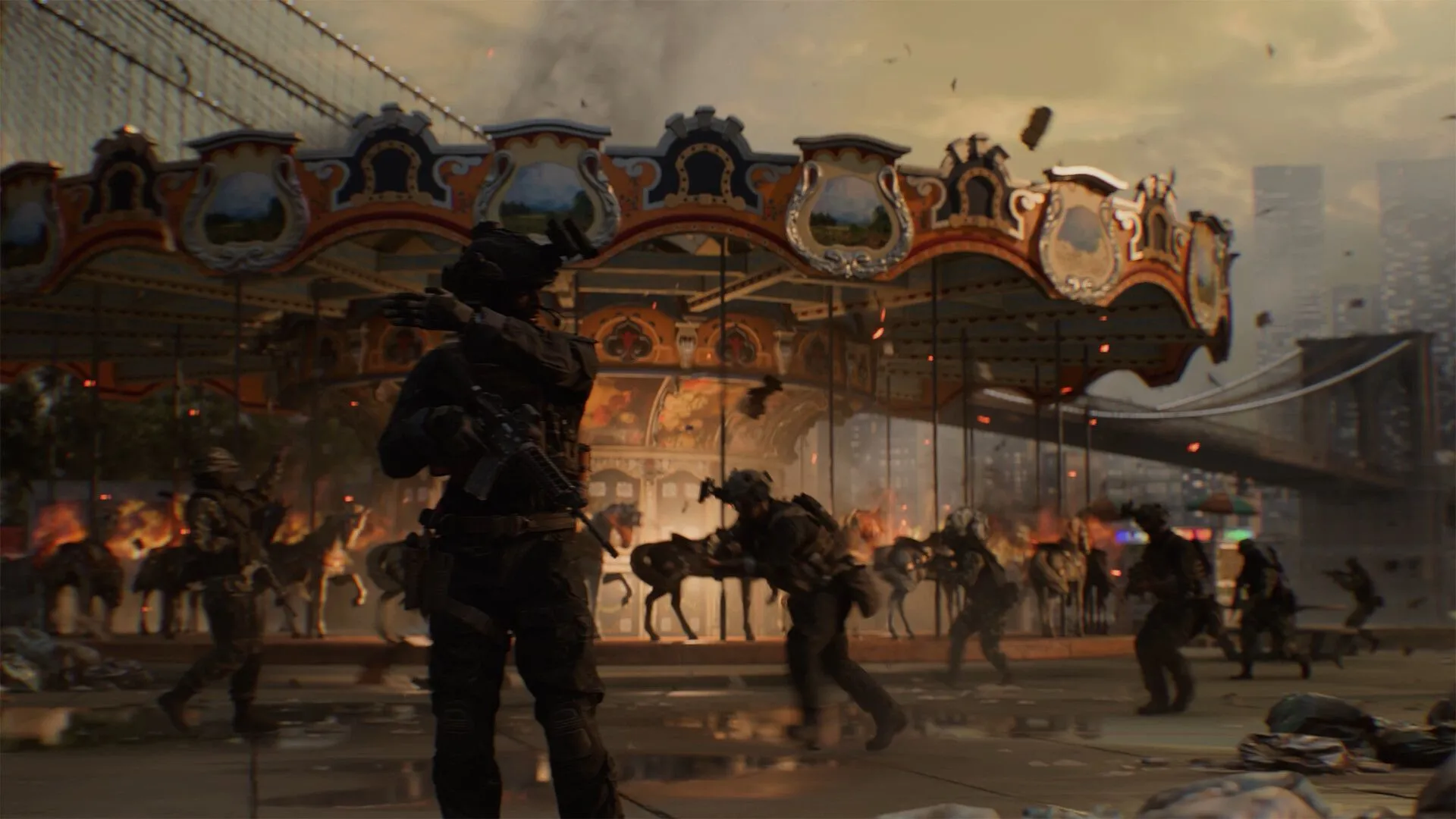 Lính lớp Support đang hồi sinh đồng đội bị hạ gục trên chiến trường Battlefield 6