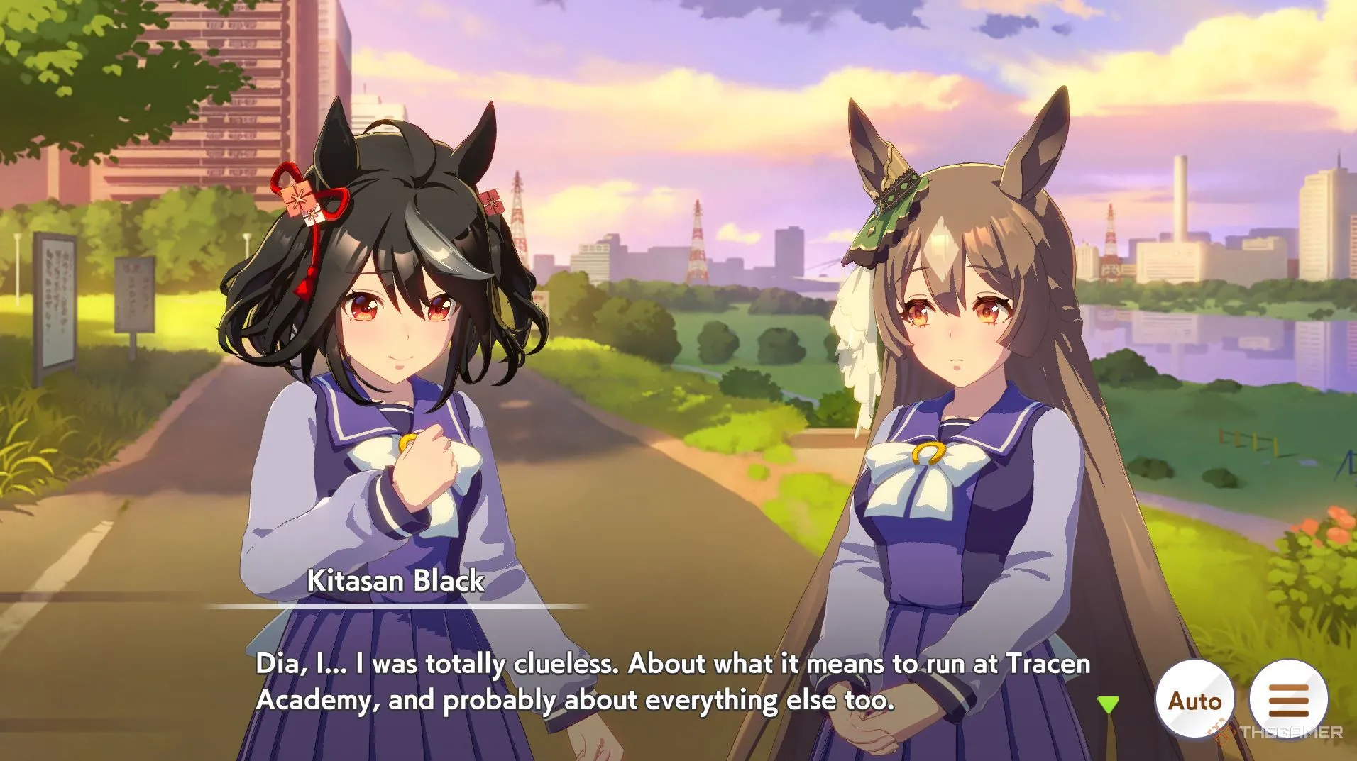 Màn hình gameplay Umamusume PC ở chế độ ngang, hiển thị các chỉ số tăng trưởng và thanh Sparks, mang lại trải nghiệm chiến thuật sâu sắc.