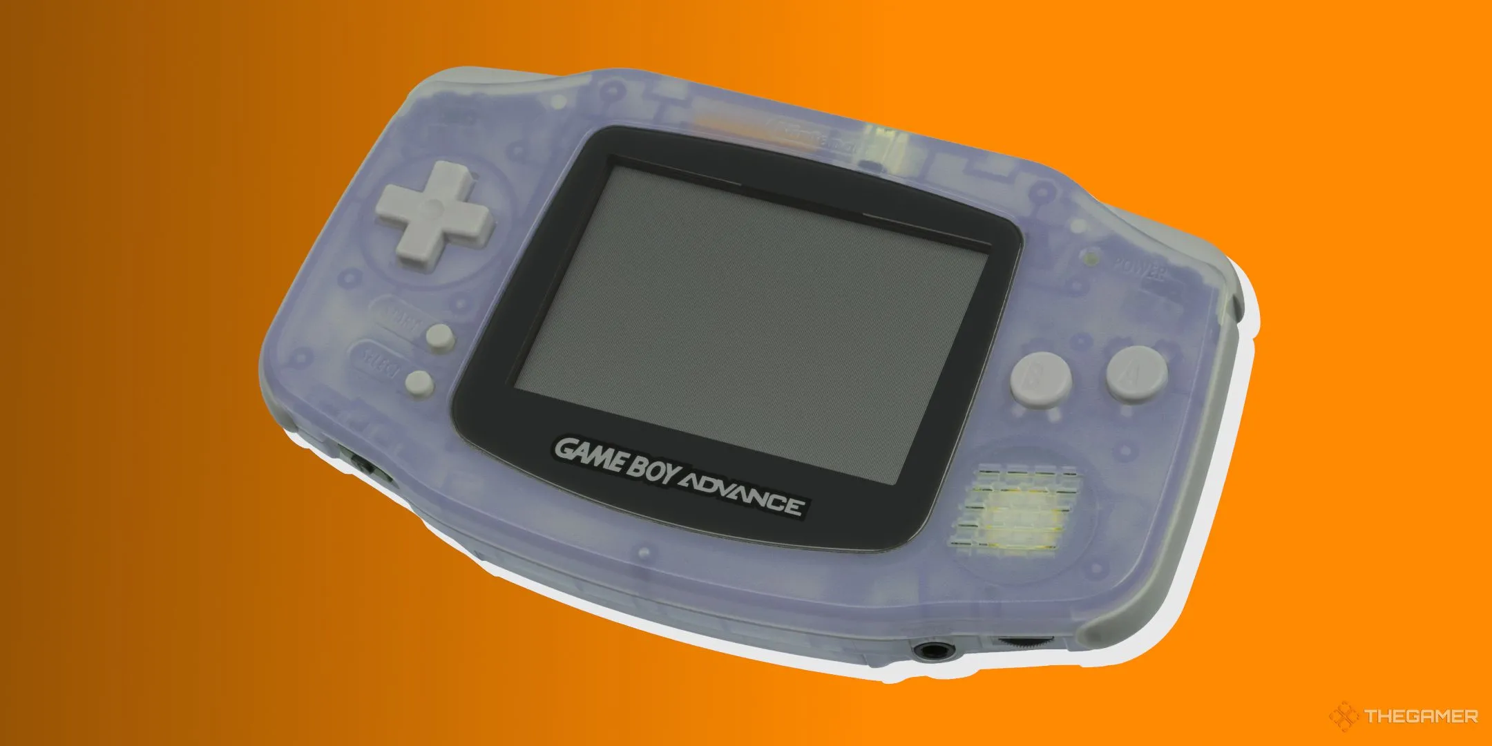 Máy chơi game Game Boy Advance Crystal phiên bản màu tím trong suốt độc đáo