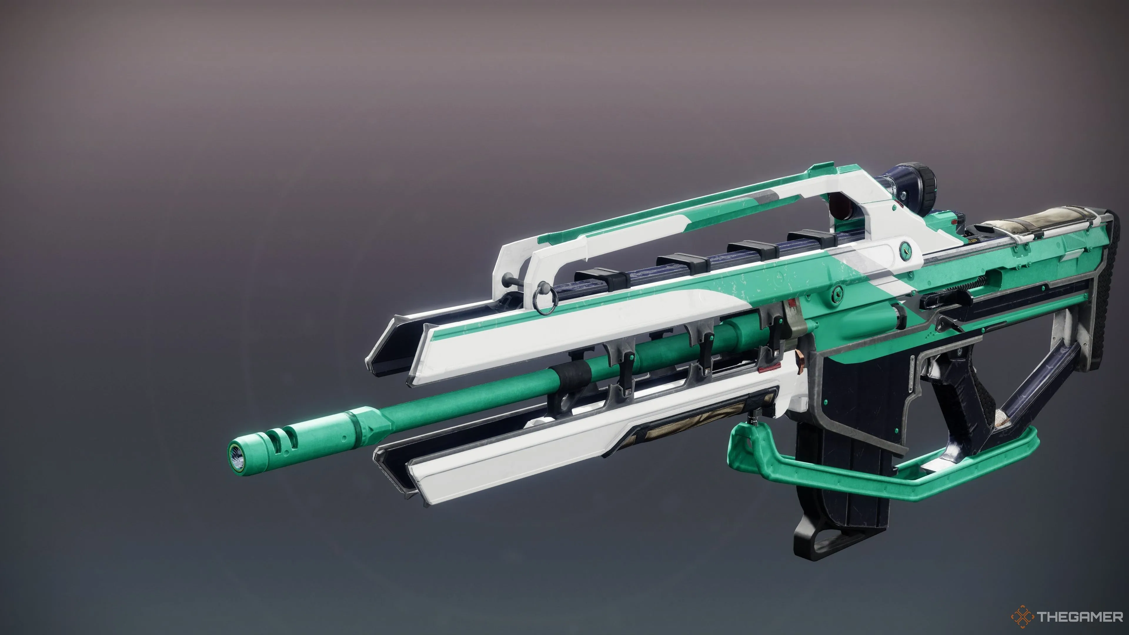 Súng trường tự động Ahab Char với thuộc tính lửa Solar trong Destiny 2 Edge of Fate