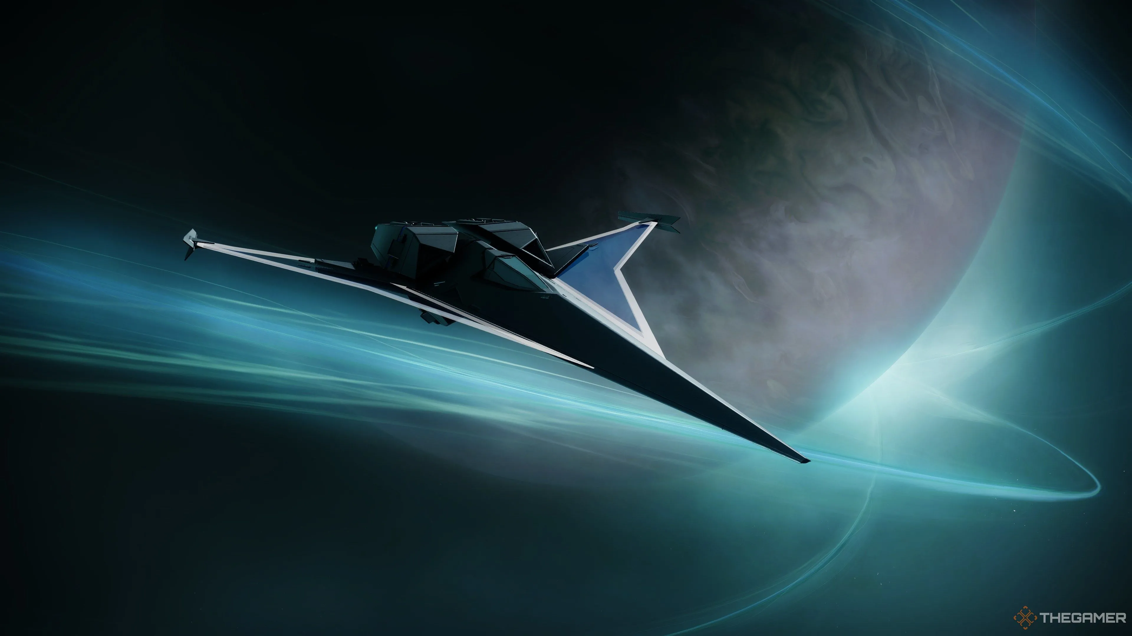 Tàu vũ trụ Destiny 2 bay quanh Kepler, biểu tượng cho hành trình tăng Power đến Hard Cap