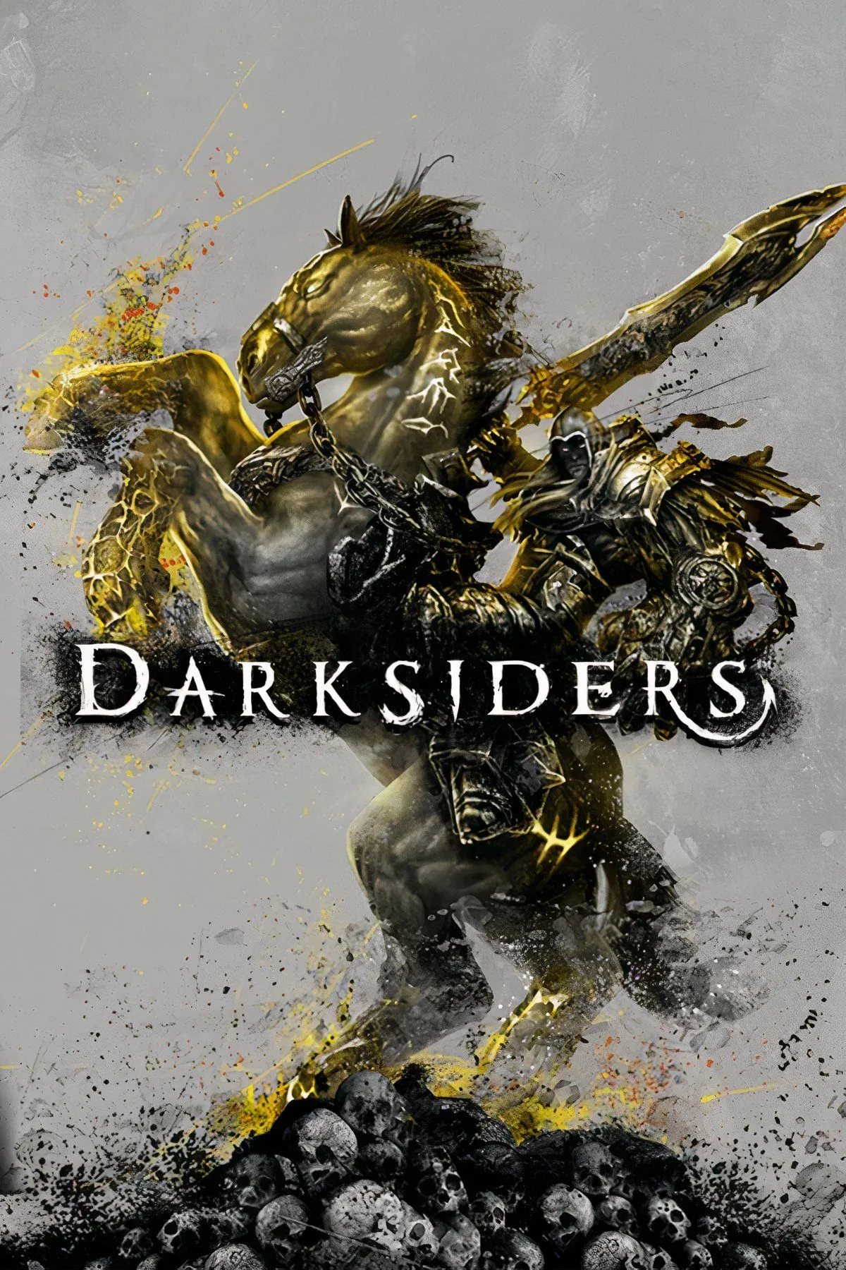 Tứ Kỵ Sĩ Darksiders hội tụ trong một cảnh tổng hợp nghệ thuật