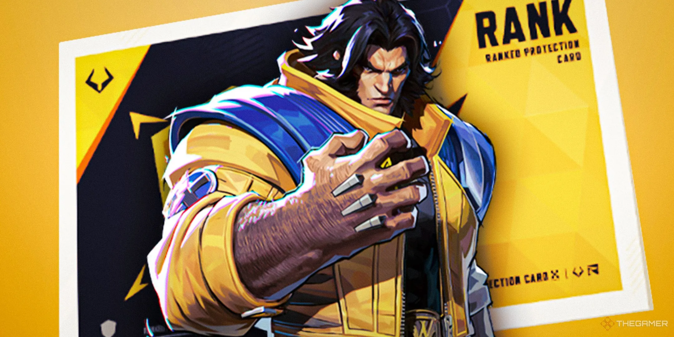 Wolverine từ Marvel Rivals với Thẻ Bảo Vệ Xếp Hạng