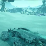 Xe Nomad khám phá hành tinh băng giá Voeld trong tựa game Mass Effect: Andromeda, gợi mở về những cuộc phiêu lưu không gian tiếp theo của BioWare.