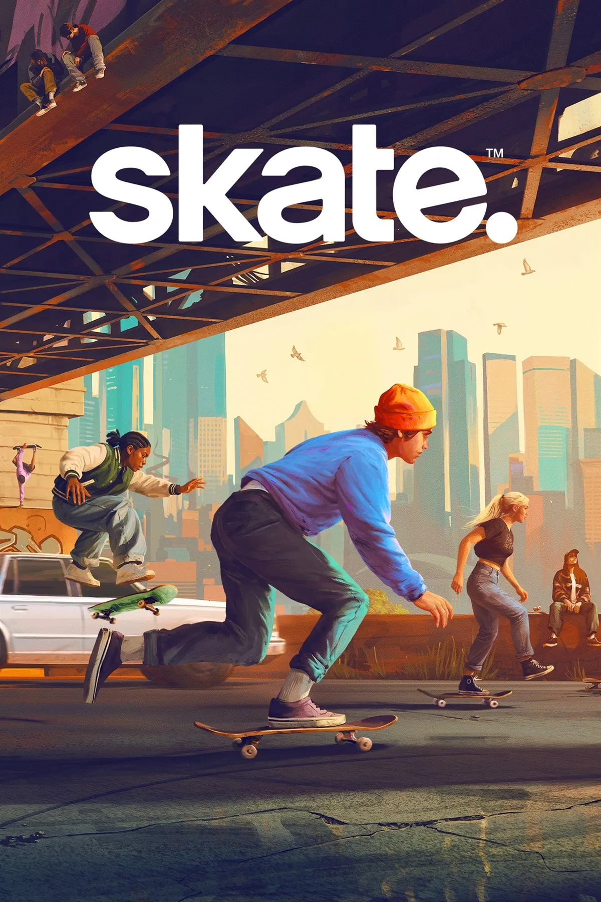 Ảnh bìa trang tag Skate: cover art đại diện cho thương hiệu và thể loại