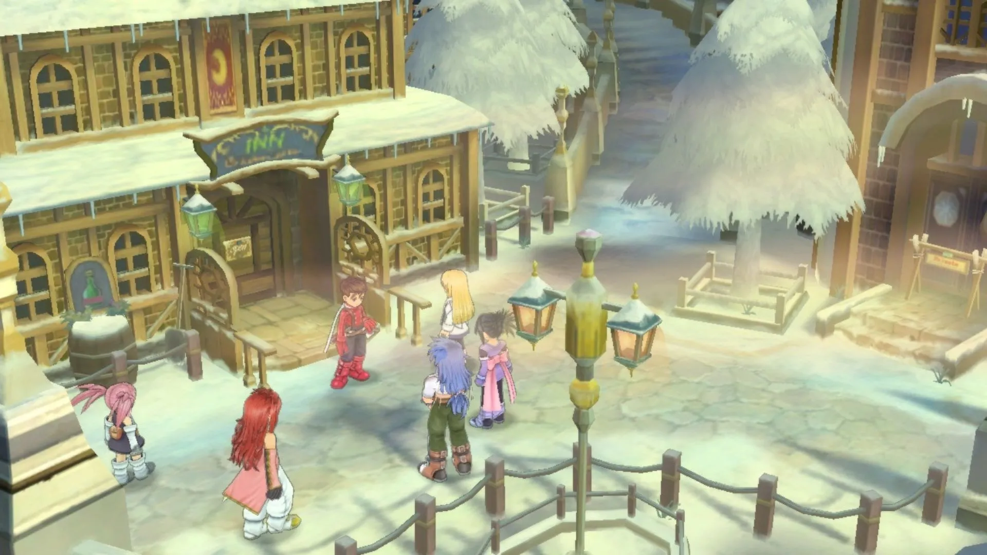 Ảnh Tales of Symphonia trên GameCube, tiêu biểu cho năm RPG đỉnh của hệ máy