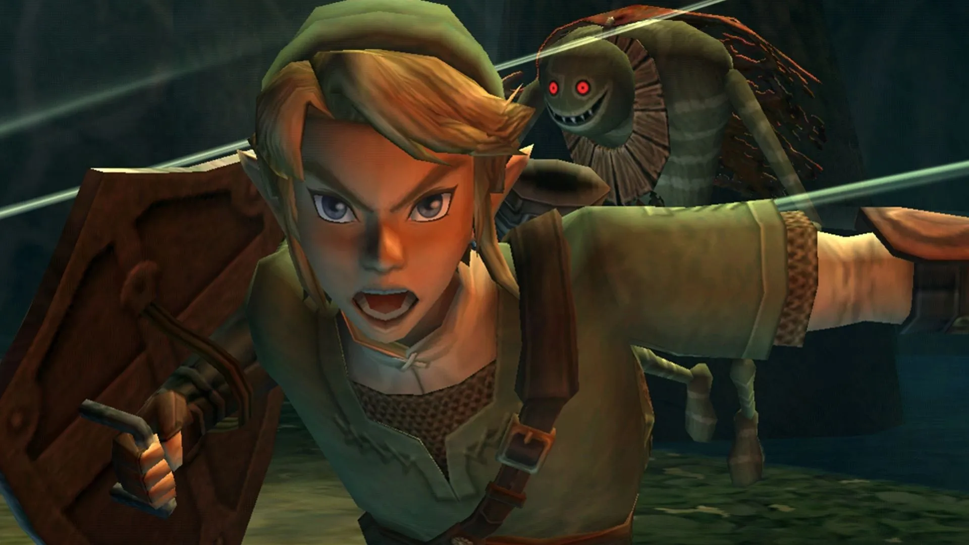 Artwork Twilight Princess trên GameCube/Wii, biểu tượng cho sự chuyển giao của Nintendo