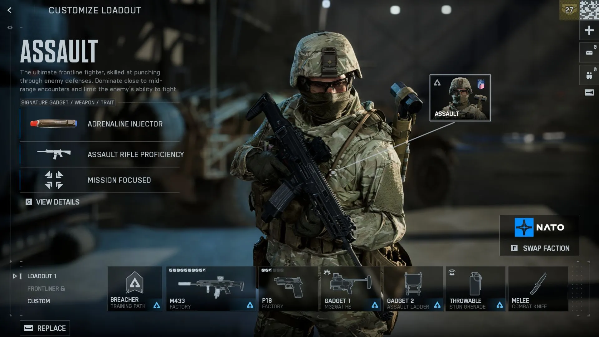 Assault tiến công áp sát trong Battlefield 6