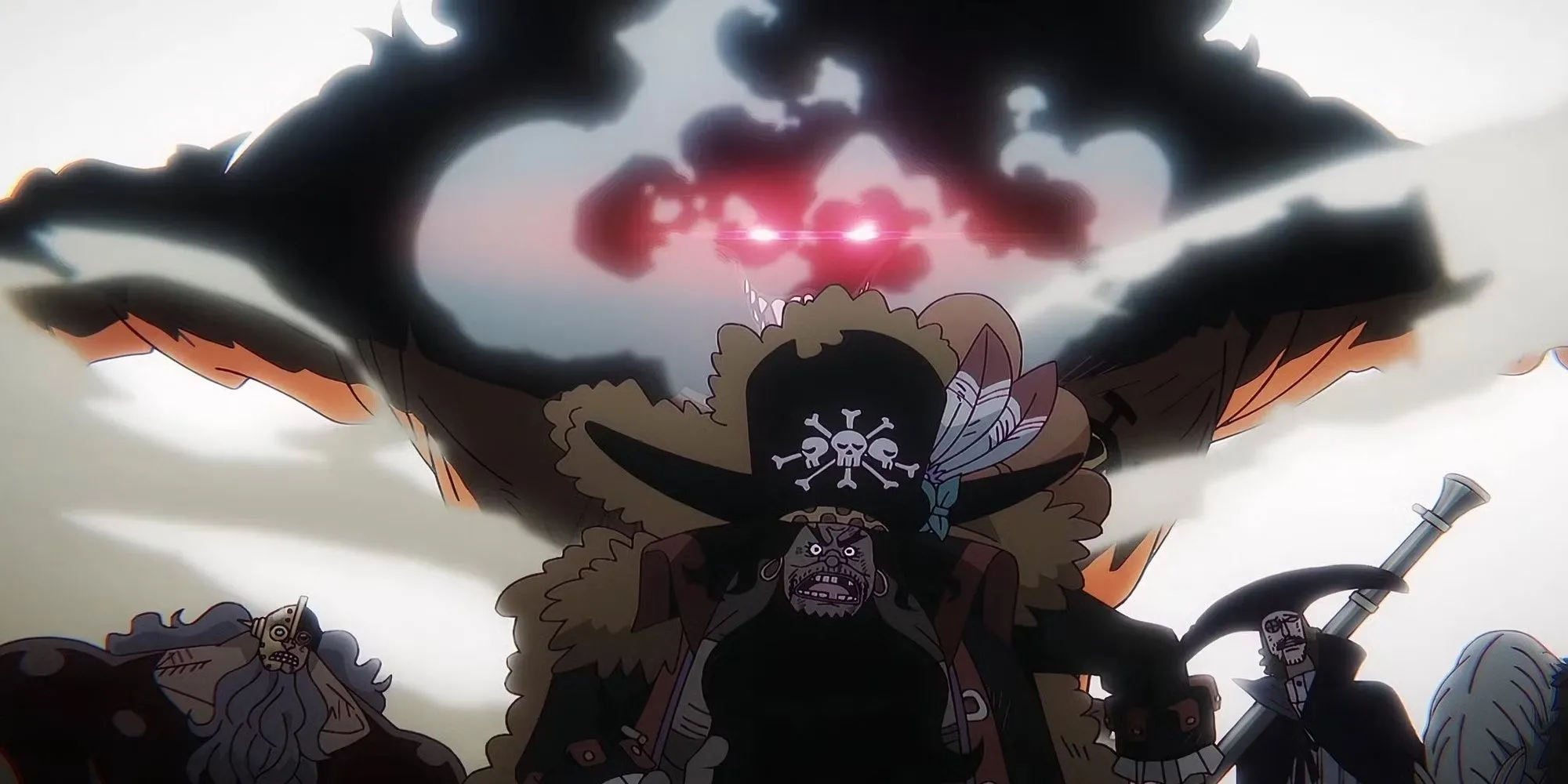 Blackbeard và những đồng minh đen tối, thể hiện tham vọng chiếm hữu trái ác quỷ