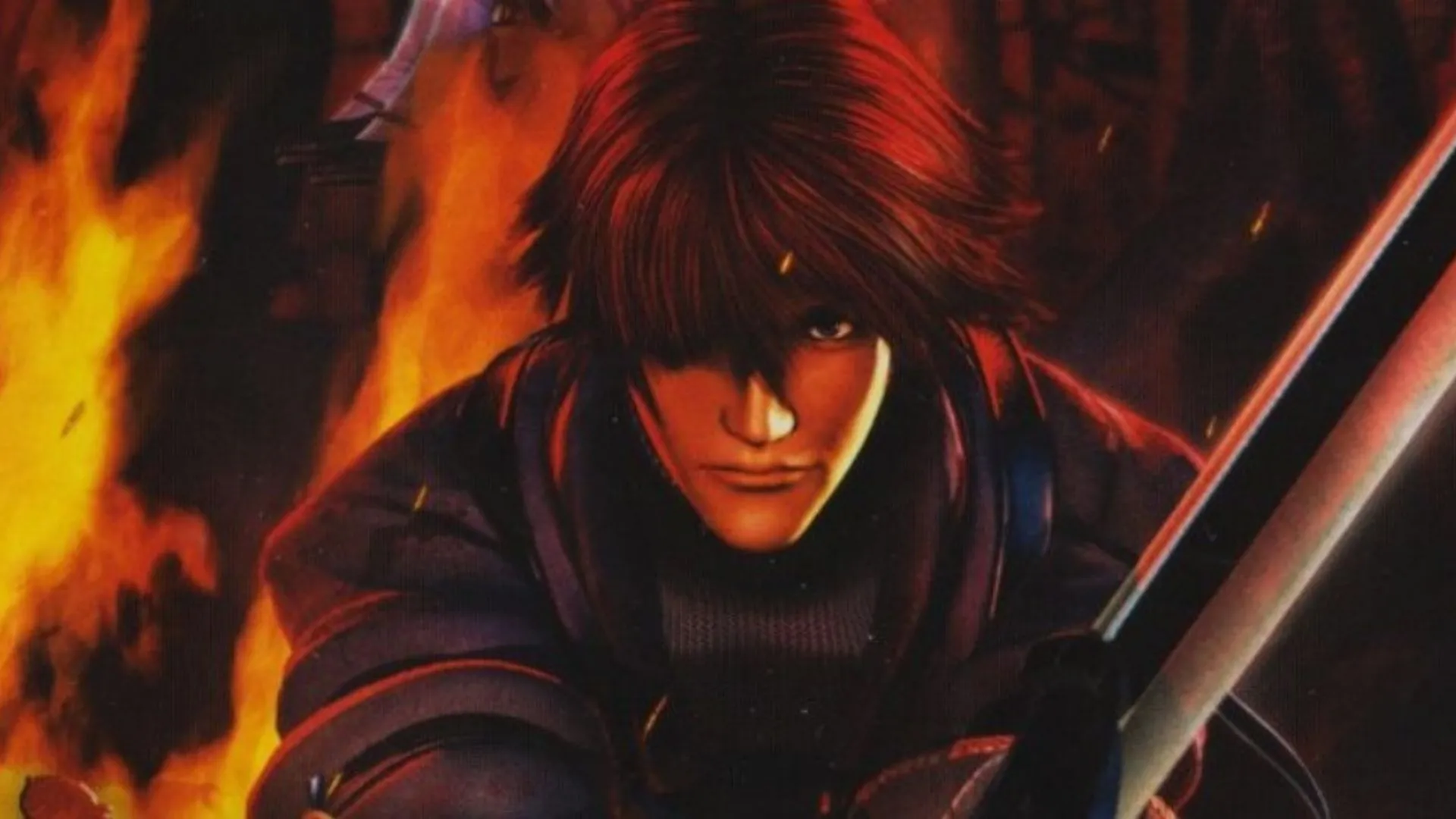 Cảnh rượt đuổi và giao tranh rùng rợn trong Drakengard với tông màu u ám