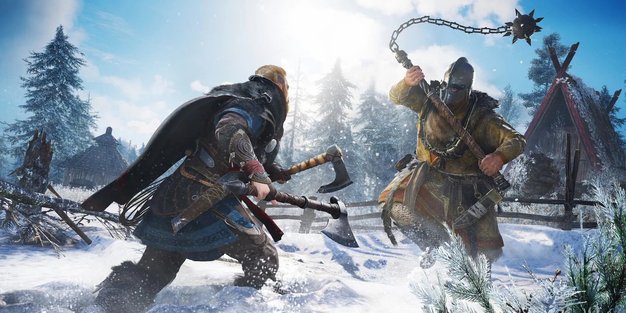 Cảnh tấn công trong Assassin's Creed Valhalla, minh họa gameplay và bối cảnh series Assassin's Creed