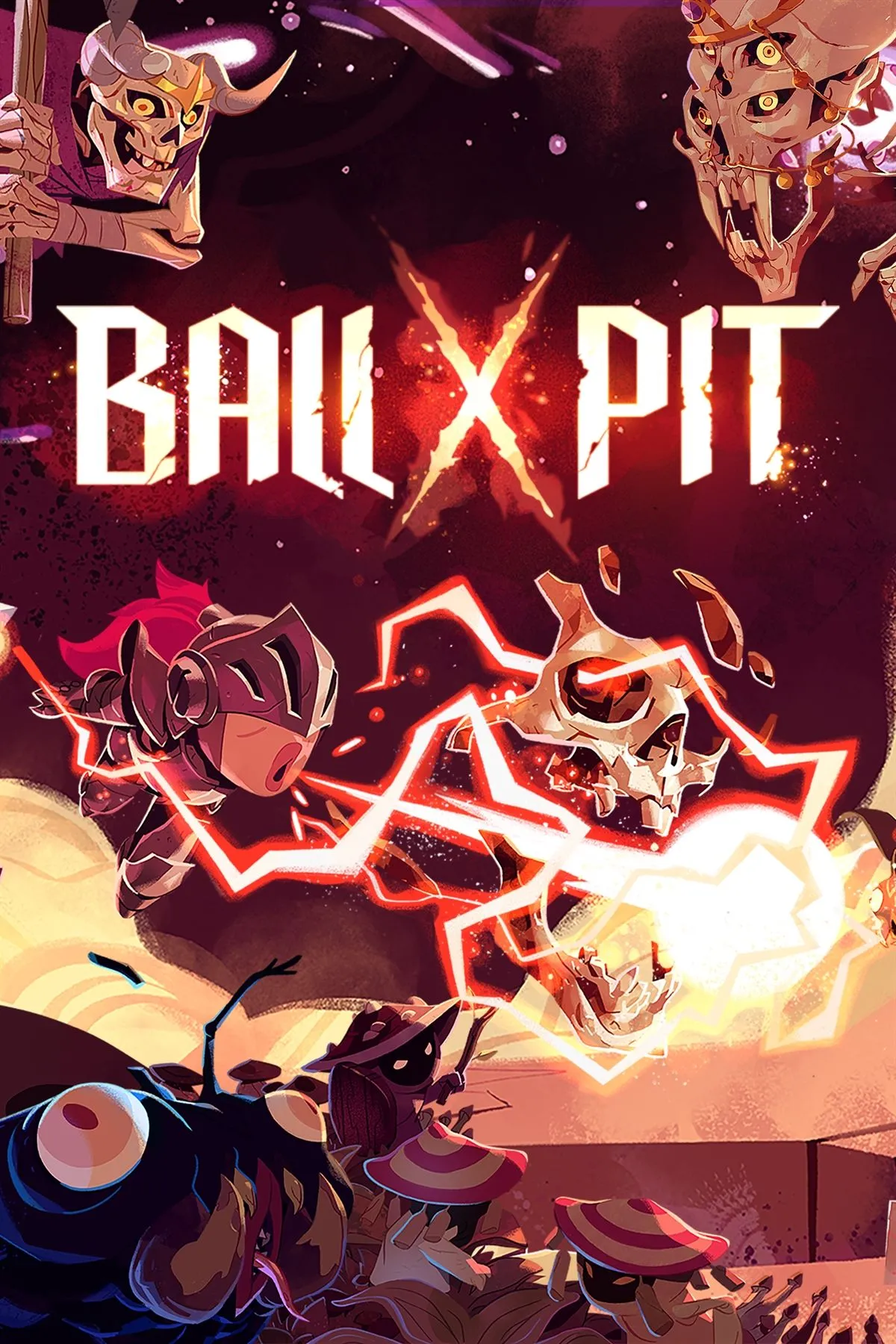 Cover art Ball X Pit: phong cách đơn giản, phù hợp cho gameplay nhanh và nhiều bóng