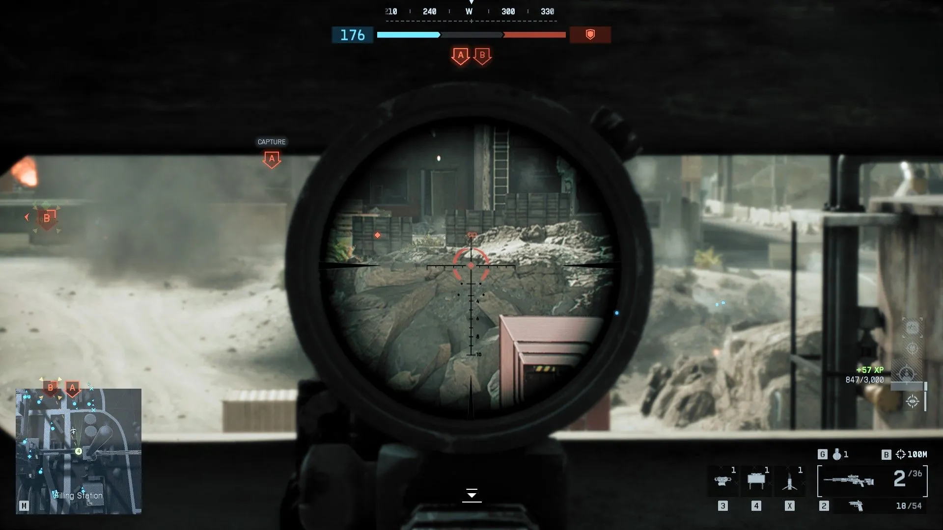 Người chơi Battlefield 6 chọn vai trò Assault Support Engineer Recon trên chiến trường