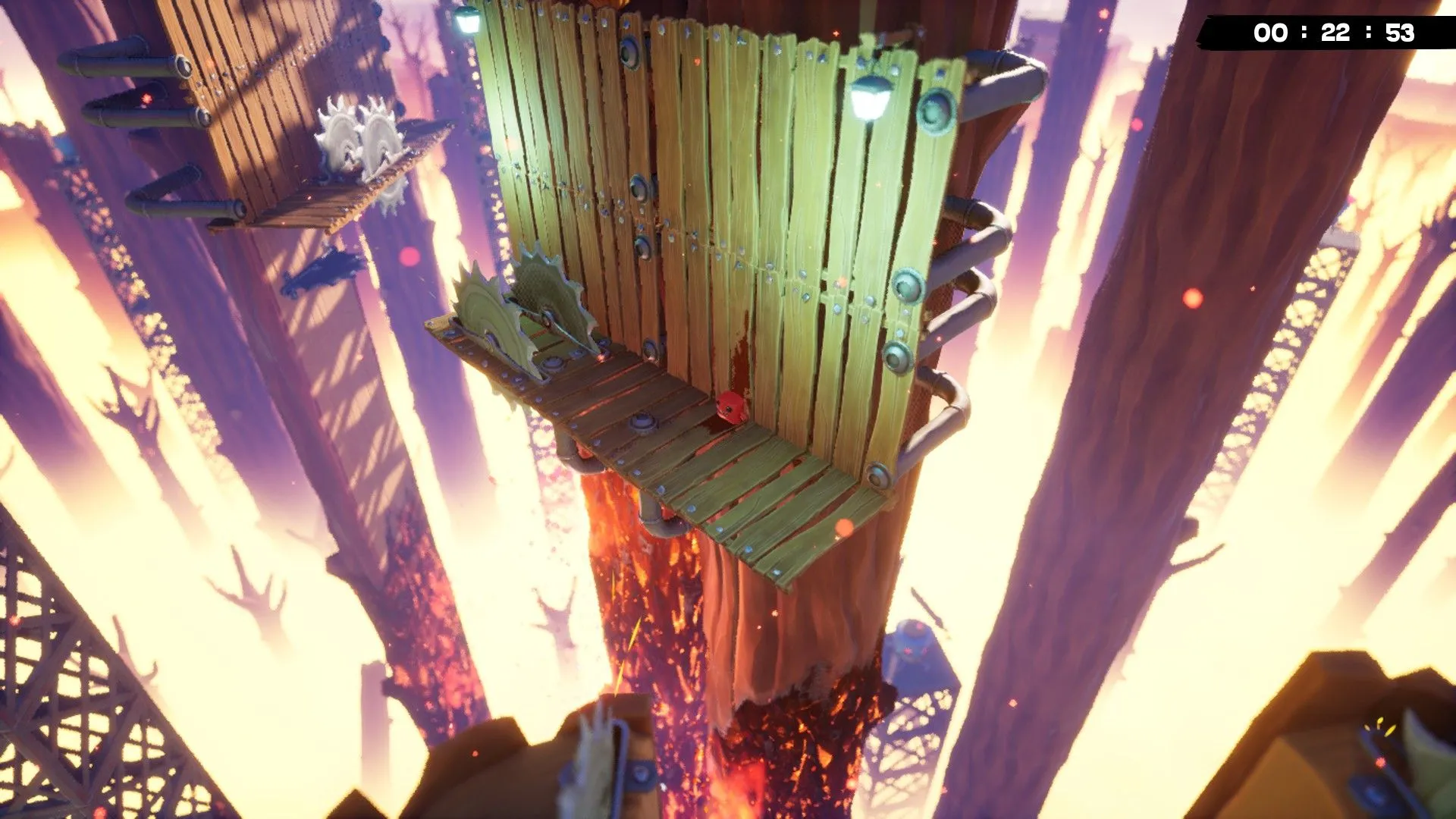 Những pha nhảy chính xác, wall-run và sawblade đòi hỏi độ chính xác cao