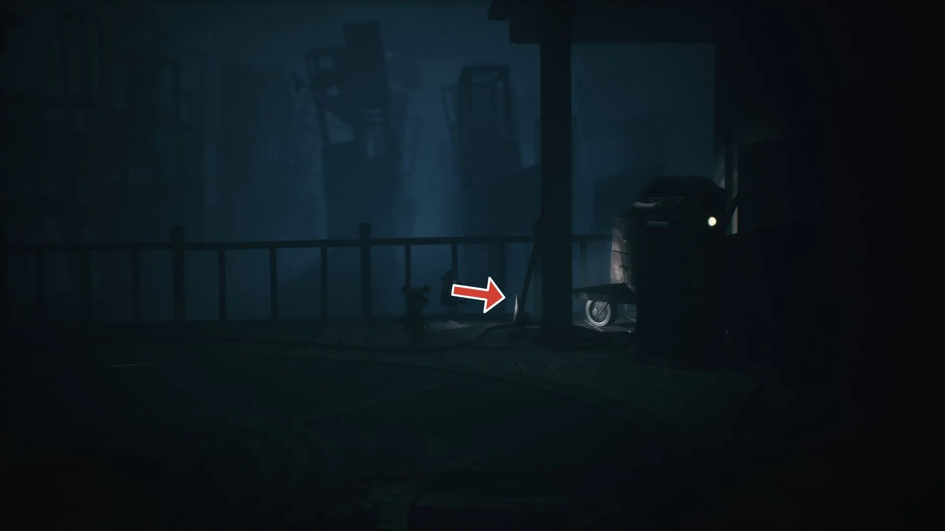 Nome #3 lộ diện sau khi giải câu đố ánh sáng Chương 3 Little Nightmares 3