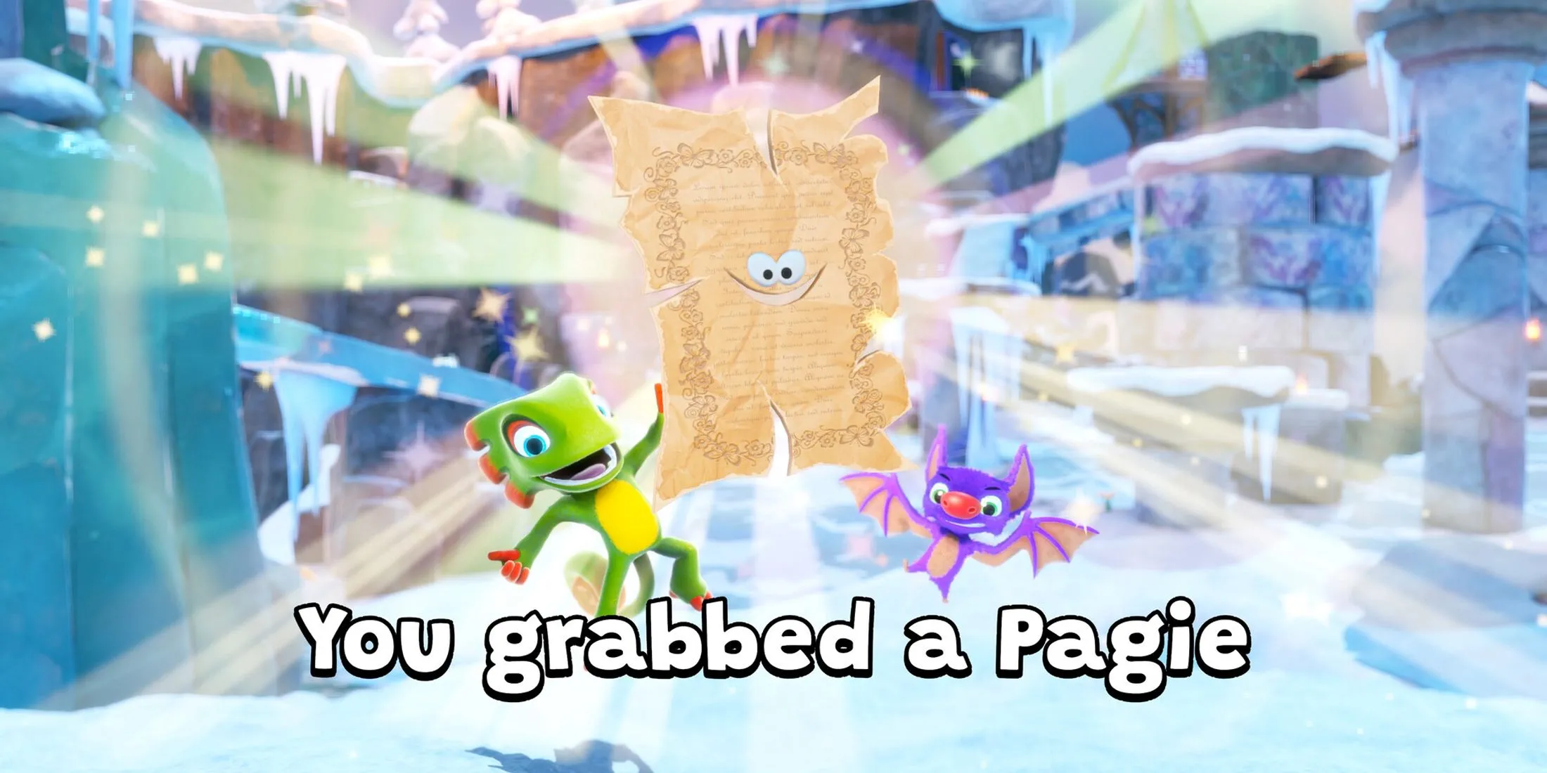 Pagie, bộ sưu tập và con số collectibles khổng lồ trong Yooka-Replaylee, khuyến khích khám phá mọi ngóc ngách
