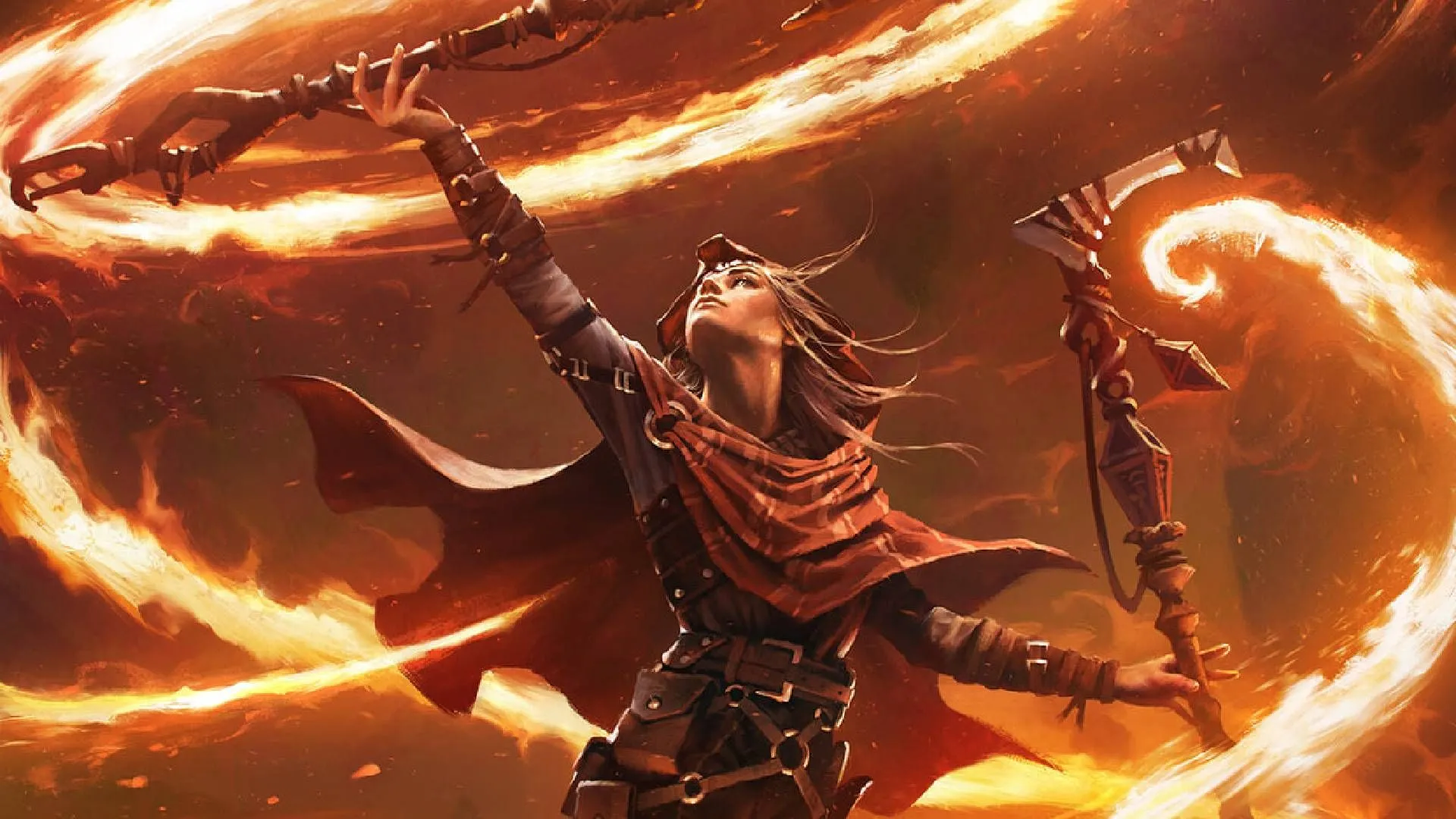 Pyromancer Sorcerer chuyên gia phép lửa trong bối cảnh D&amp;D trên BG3