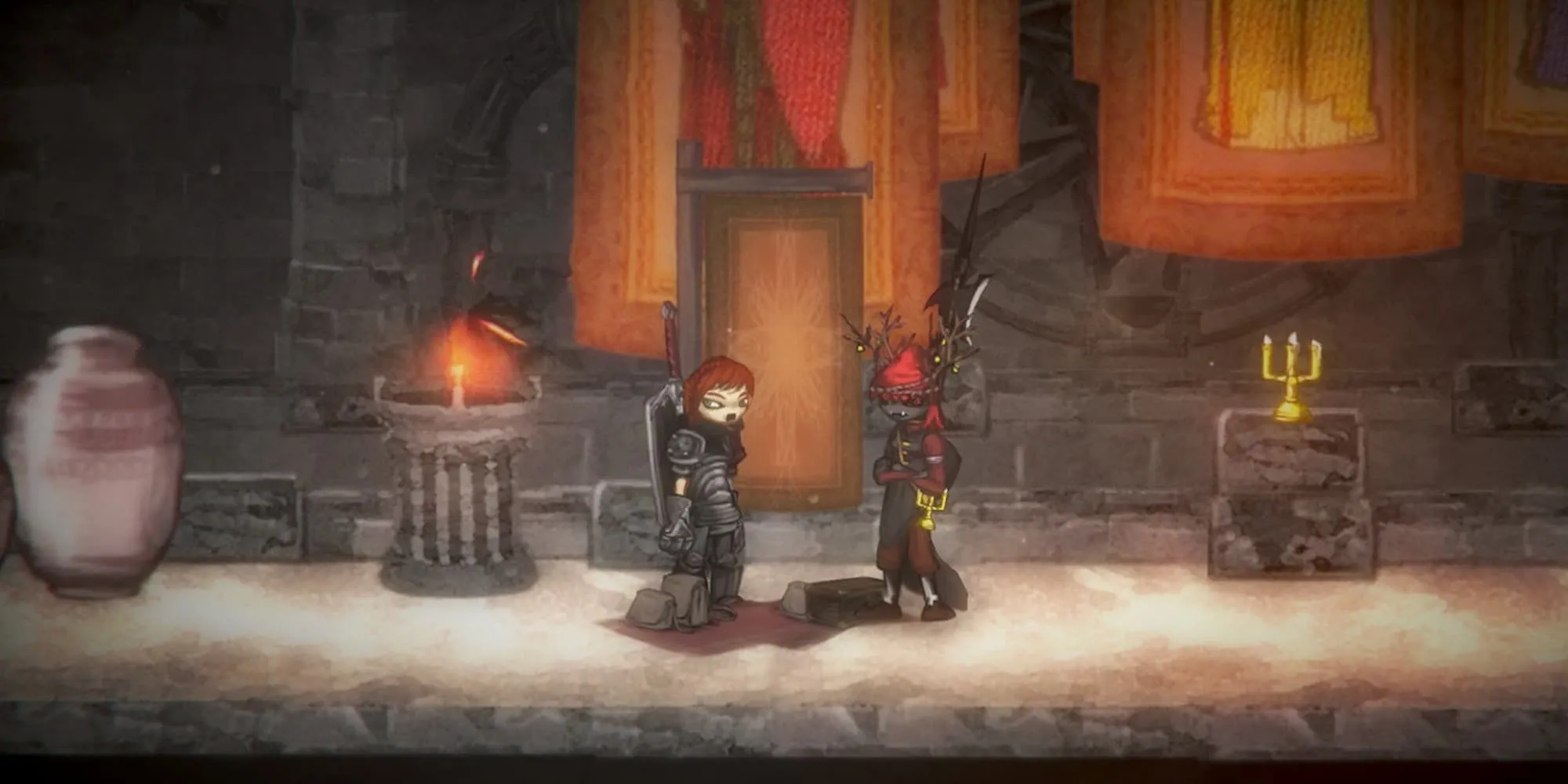 Salt and Sanctuary khuyến khích việc mò mẫm mọi góc tối để tìm ra vũ khí, Creed và lối đi mới