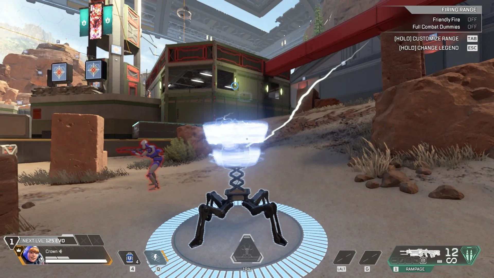 Wattson dựng Interception Pylon, bảo vệ khu vực và hồi khiên cho đồng đội